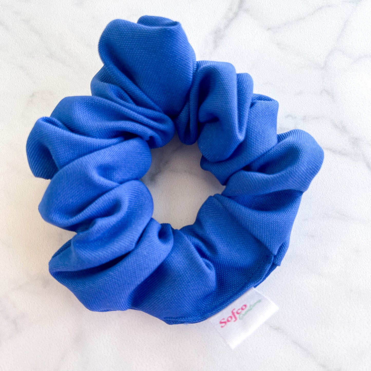scrunchie - donker blauw