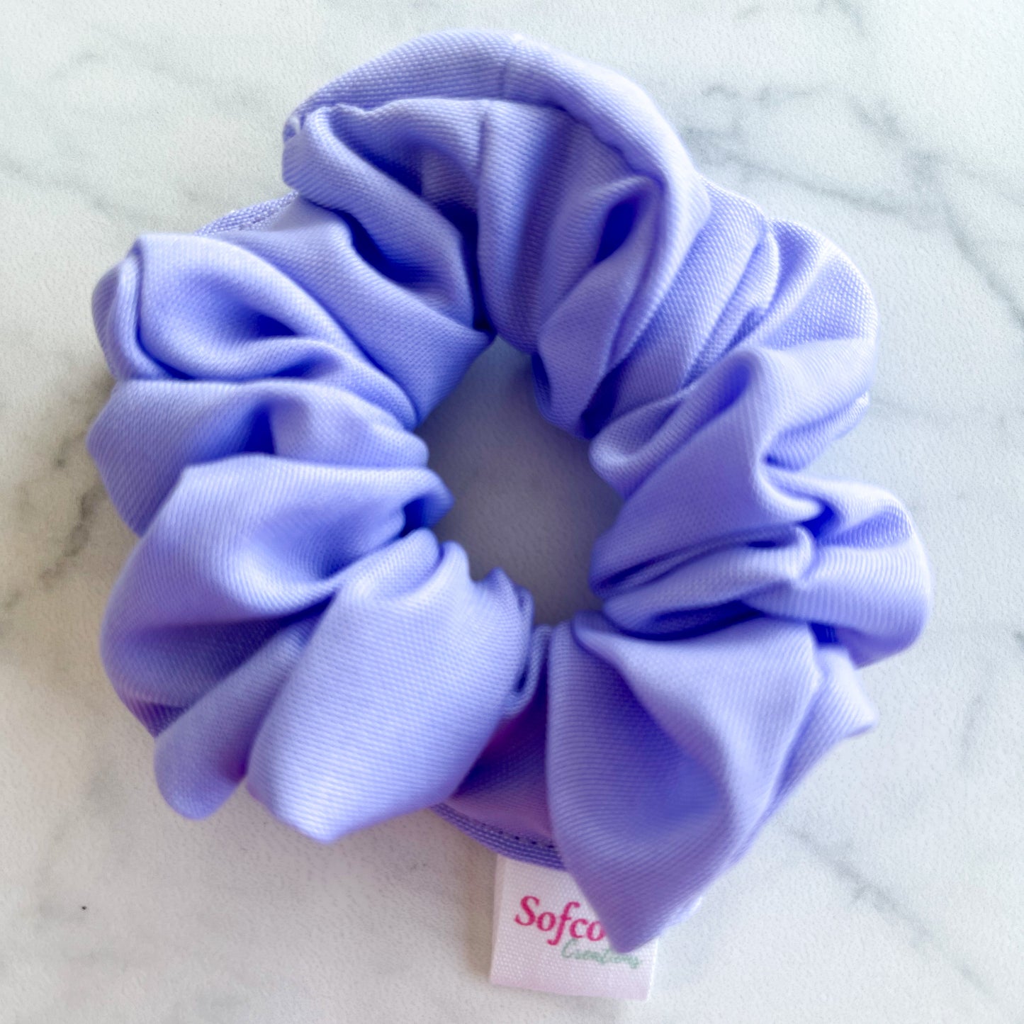 scrunchie - paars (blauwpaars)