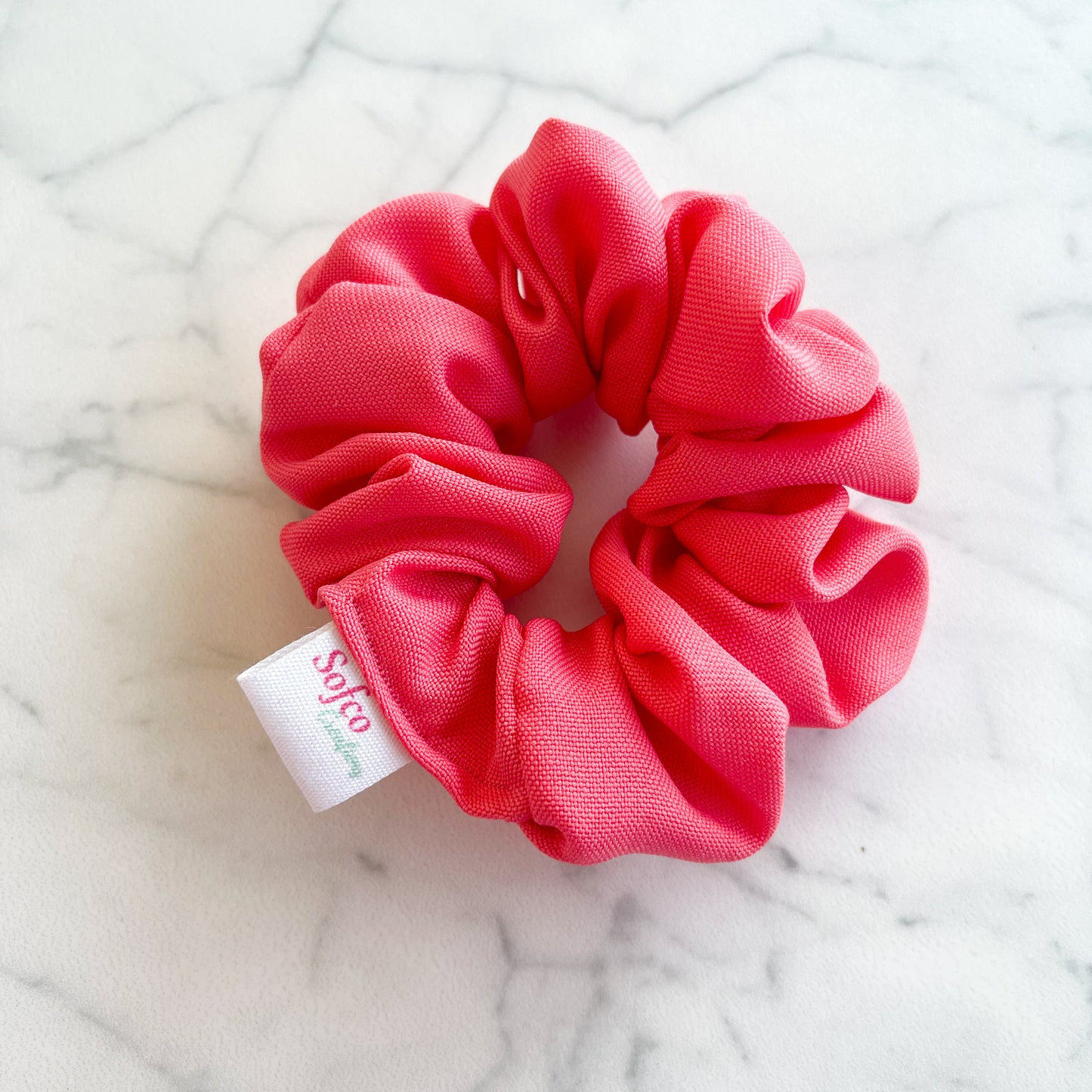 scrunchie - koraal