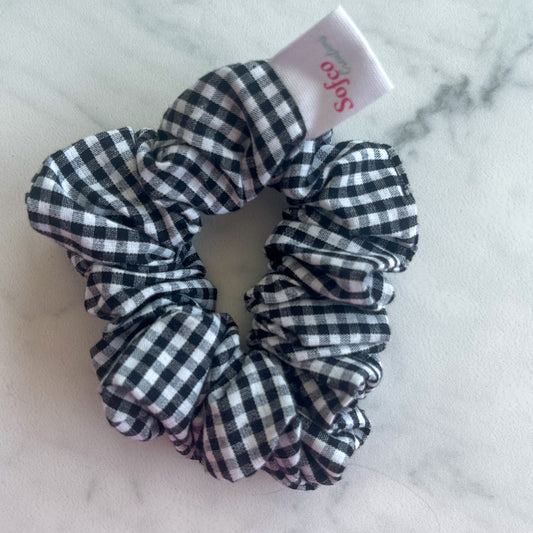 scrunchie - ruitjes